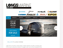Tablet Screenshot of longsmarine.com